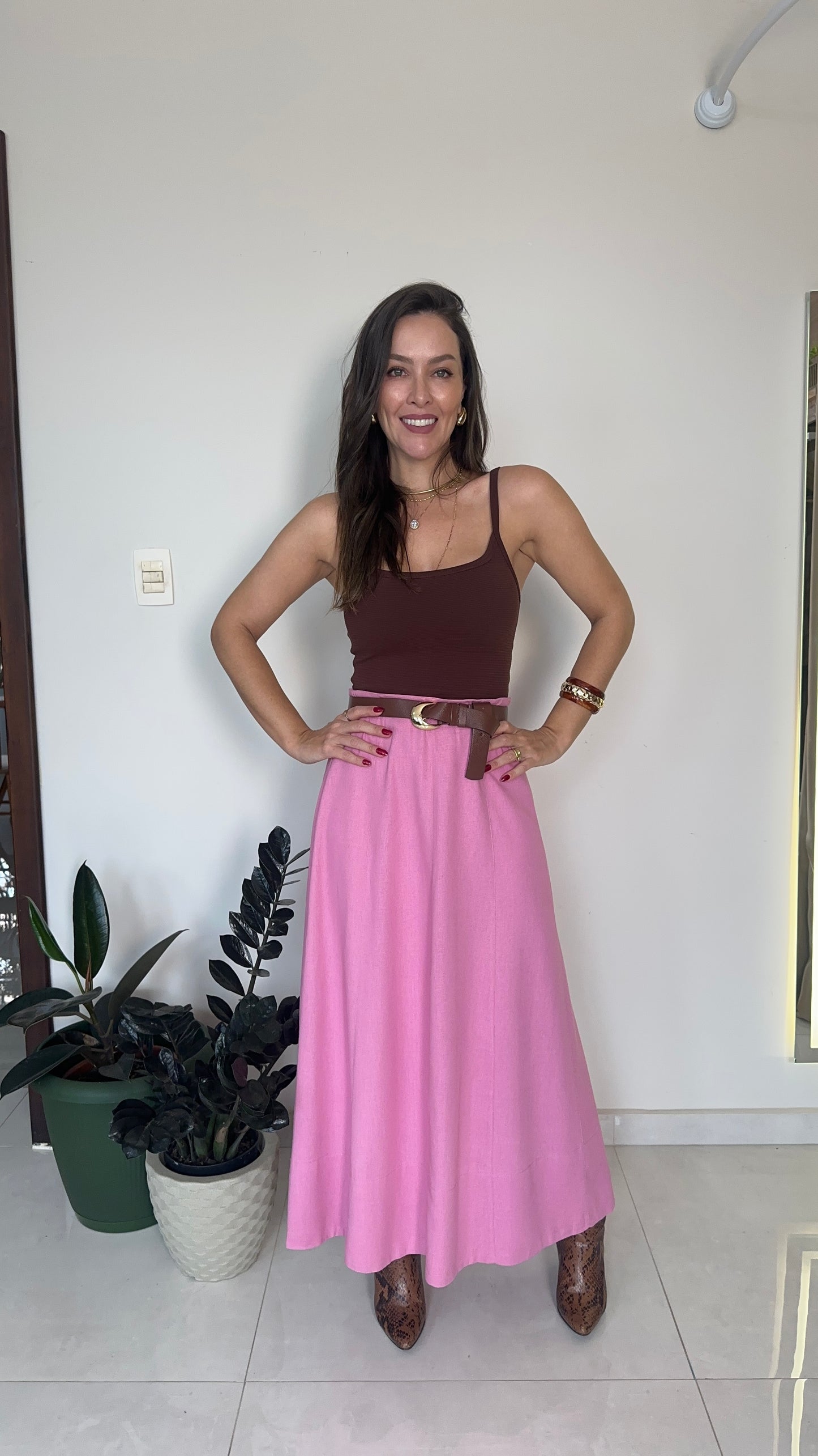 Saia Luna Feminina - Leve e Fluída