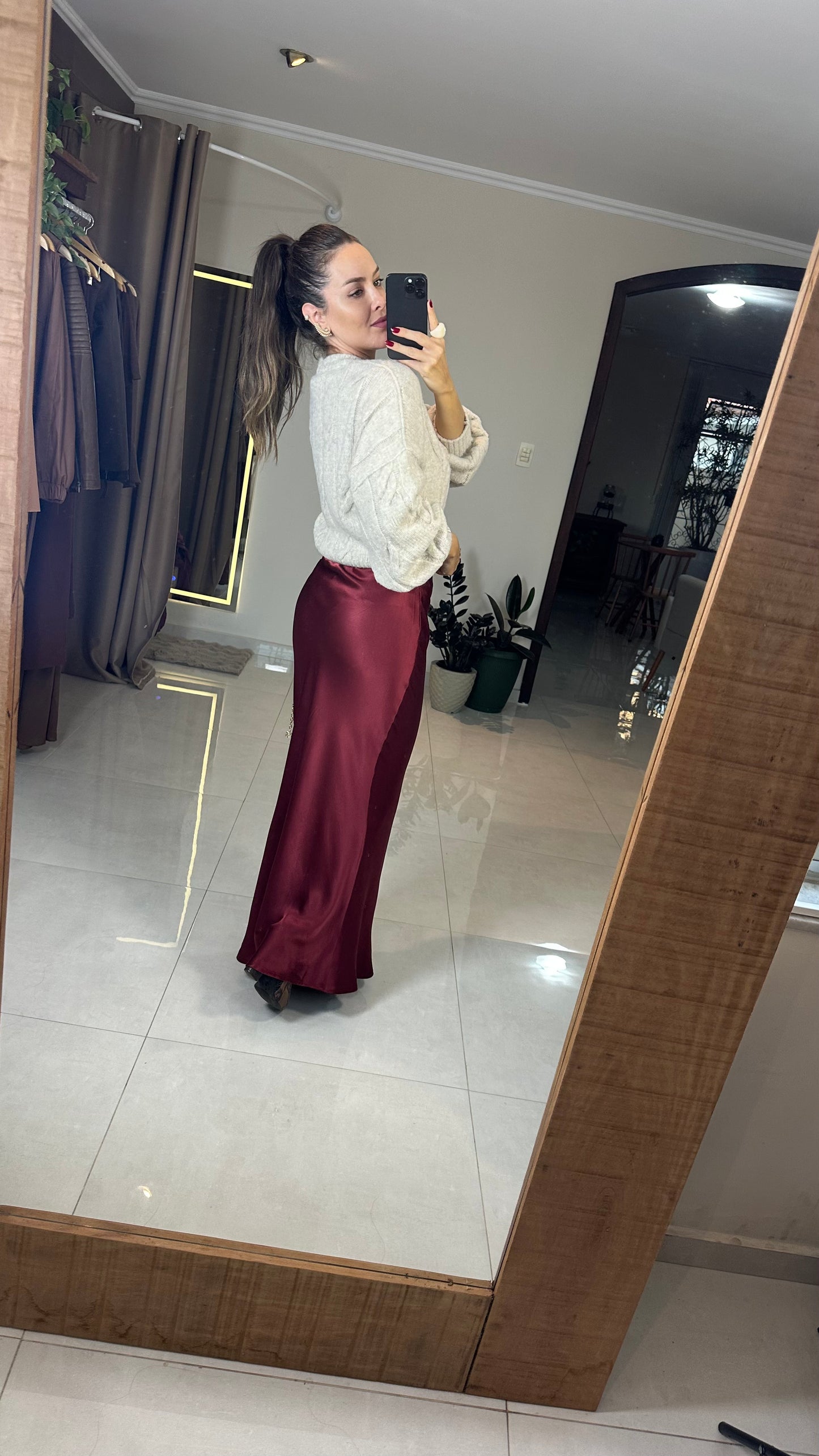 Blusa Feminina de Tricot Texturizado Elegante em Tecido Premium – Mahfê